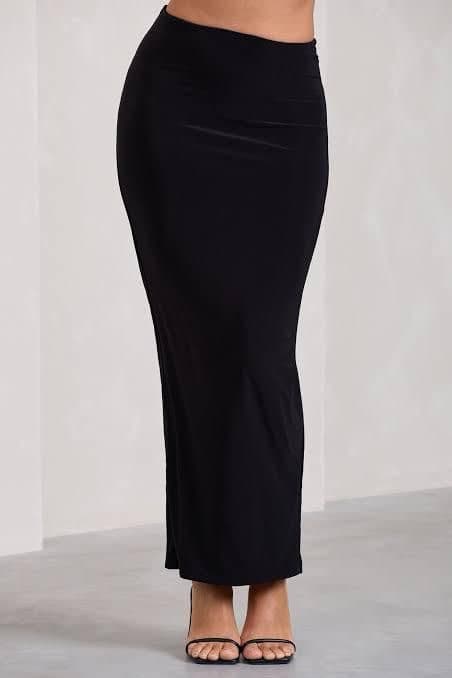 Plain maxi skirt