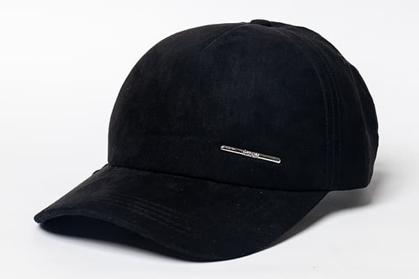 Suede face cap